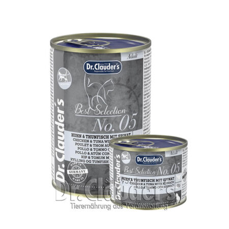 Dr.Clauder's Best Selection Tins No.5  Piletina i tuna sa špinatom