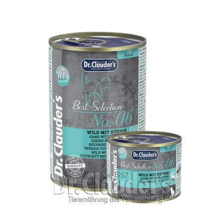Dr.Clauder's Best Selection Tins No.6 Srnetina s bundevom