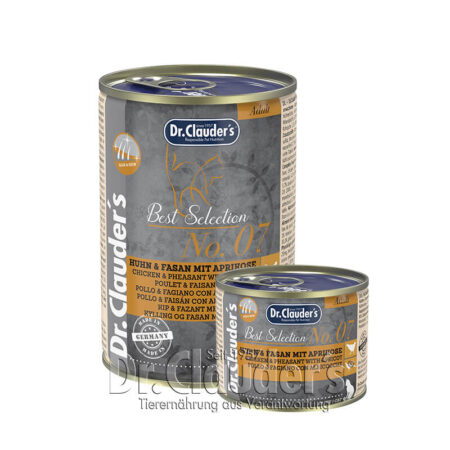 Dr.Clauder's Best Selection Tins No.7 Piletina i fazan s marelicama
