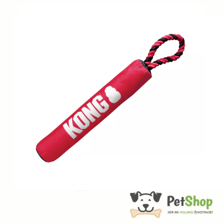 Igračka za pse KONG Signature Stick s užetom 30 cm
