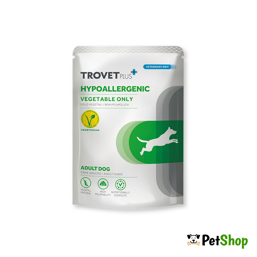 TROVET PLUS Pouch Dog Hypoallergenic Vegetable