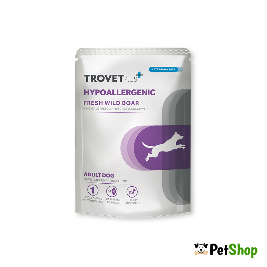 TROVET PLUS Pouch Dog Hypoallergenic Vepar