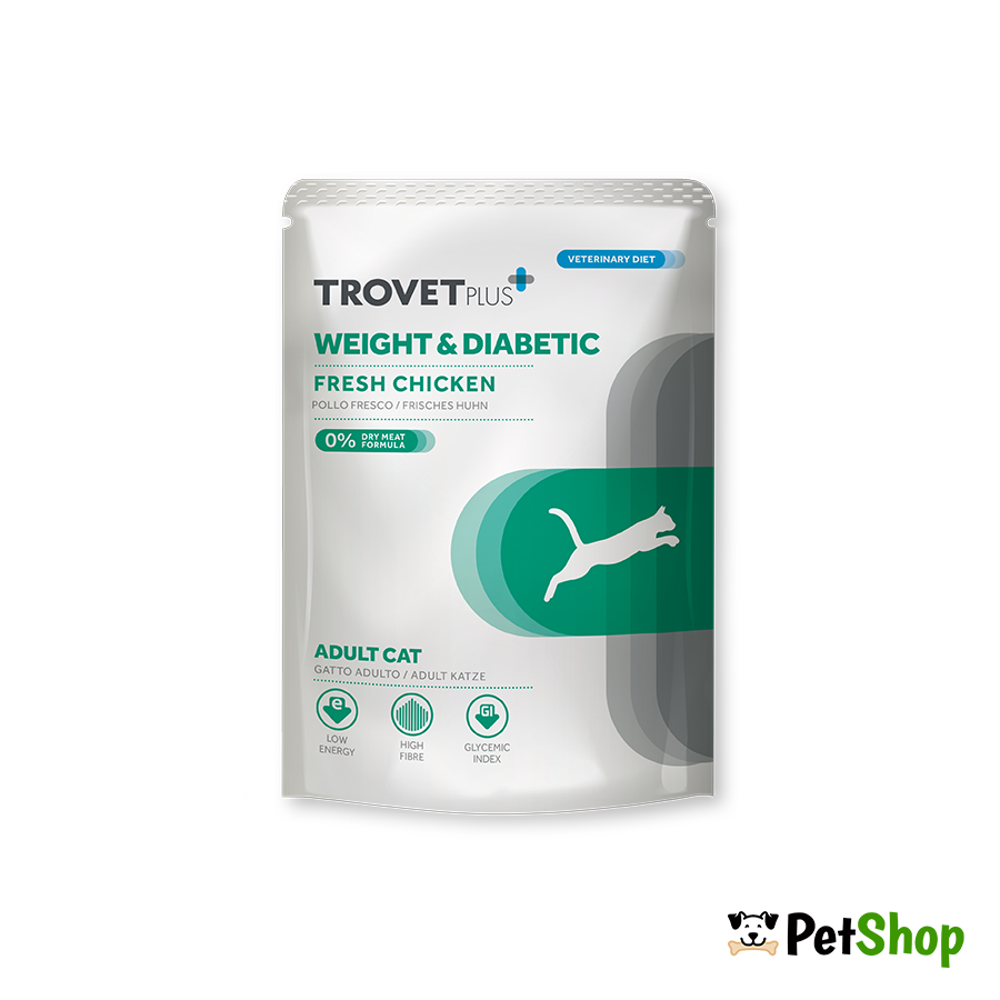 TROVET PLUS Pouch Cat Weight & Diabetic