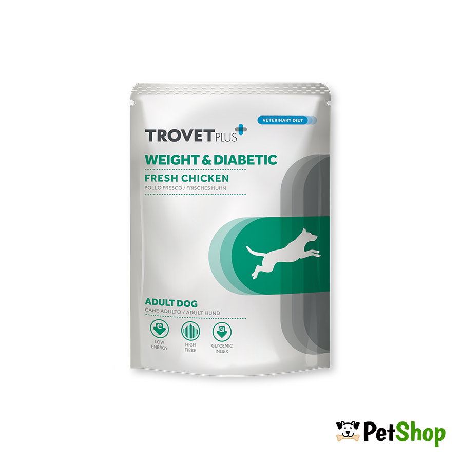 TROVET PLUS Pouch Dog Weight & Diabetic
