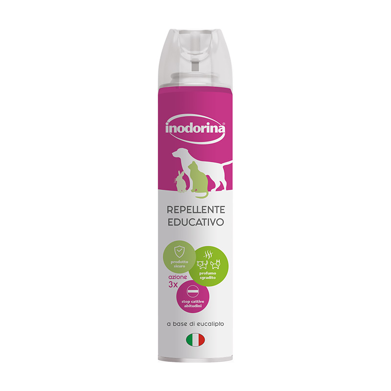 Inodorina Repelent - Sprej  za kućne ljubimce s eukaliptusom (Areosol) 300 ml