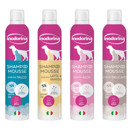 Inodorina šampon za suho pranje Mousse - 300 ml